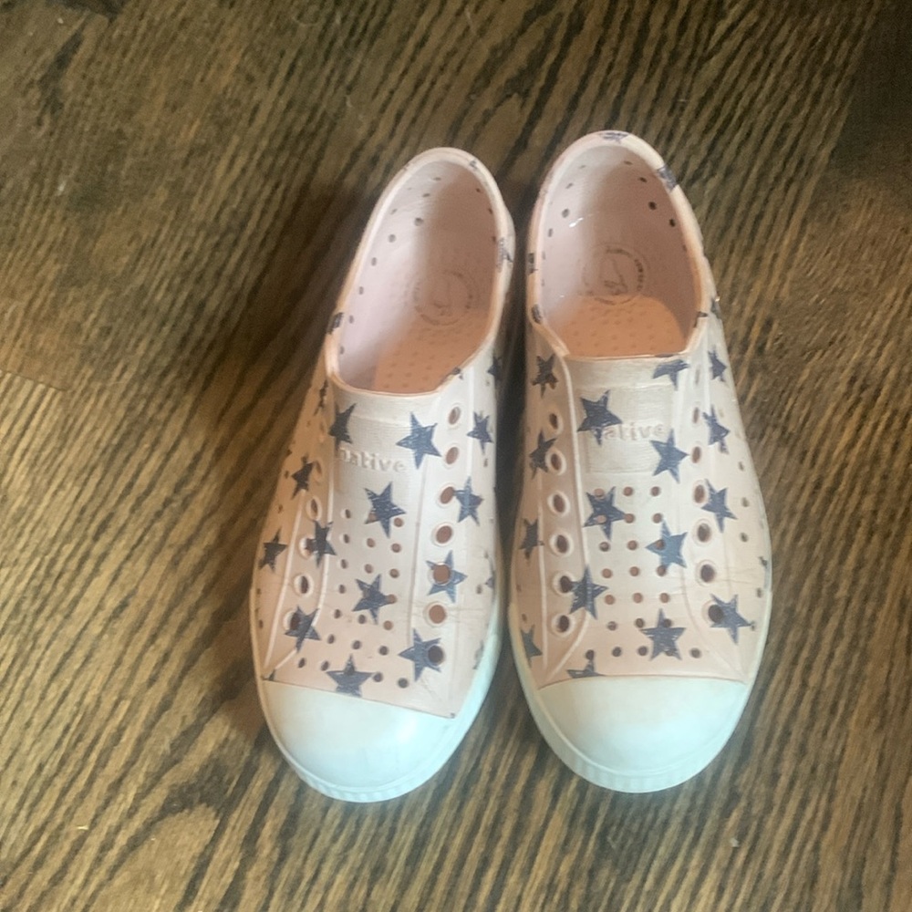 Natives size C12 girls shoes.